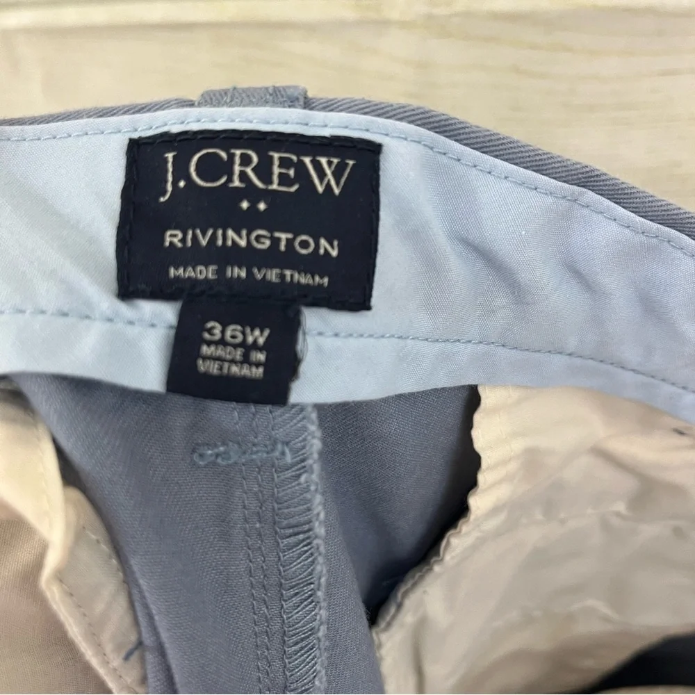 J.Crew Rivington Blue Nautical Chino Shorts